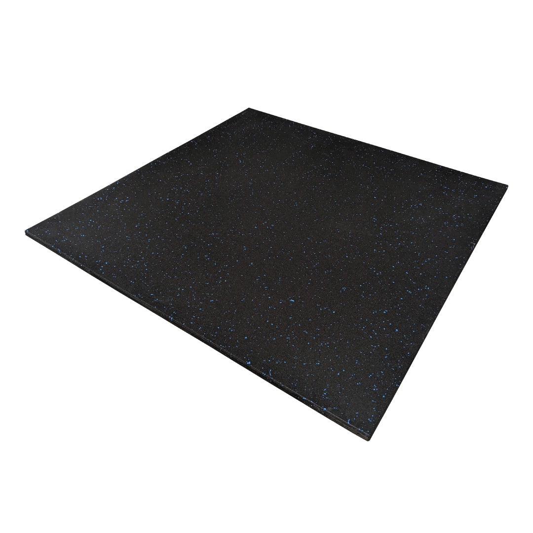 Blue Fleck Rubber Gym Flooring (1m x 1m x 15mm)