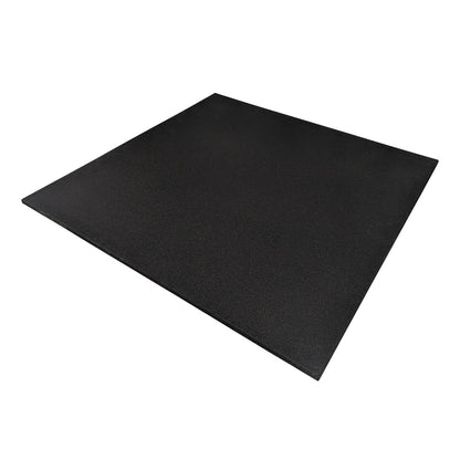 Plain Black Rubber Gym Flooring (1m x 1m x 15mm)